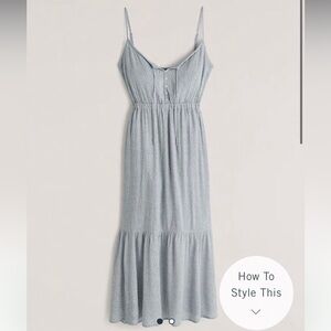 Abercrombie and Fitch Easy-Waist Maxi Dress